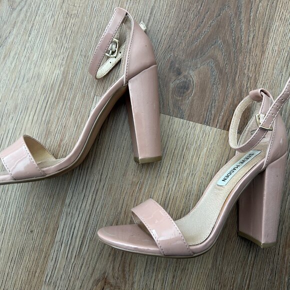 Steve Madden Blush Pink Block Heel - Picture 2 of 3